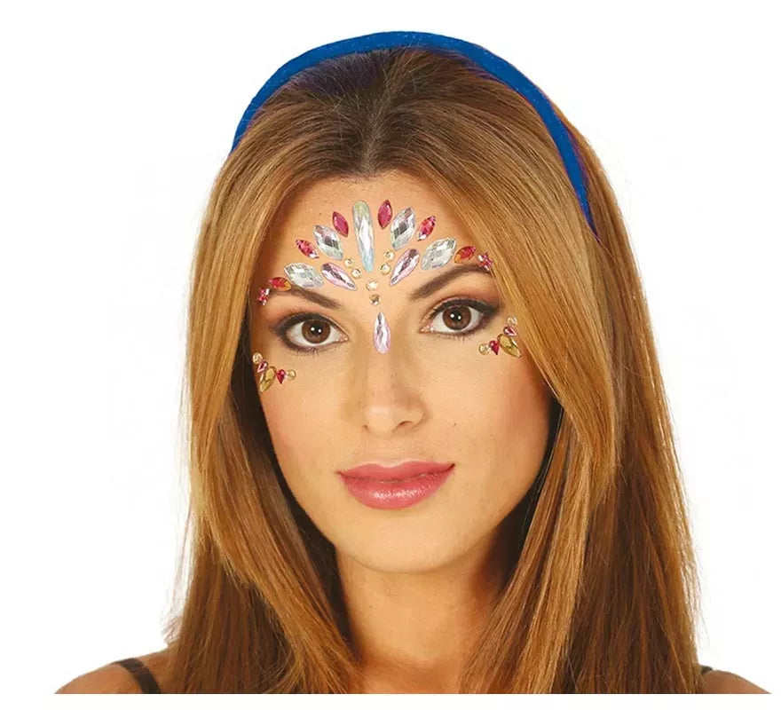 Joyas Faciales Adhesivas con Estrellas