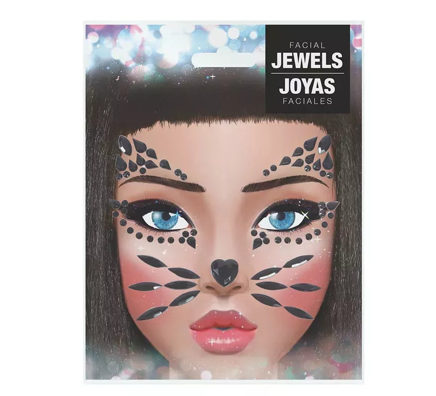 Joyas Faciales Adhesivas de Gatita
