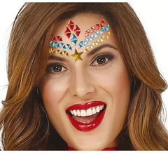 Super Heroine Adhesive Face Jewels