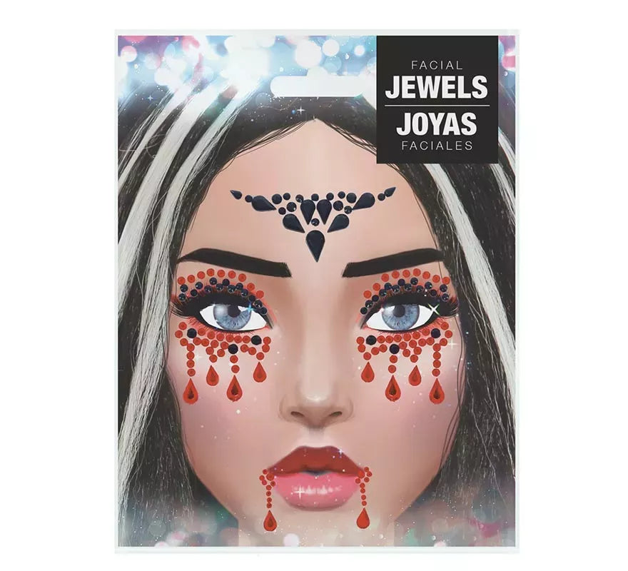 Joyas Faciales Adhesivas de Vampira