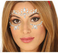 Joyas Faciales Adhesivas Plateadas