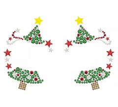 Christmas Tree Face Jewels