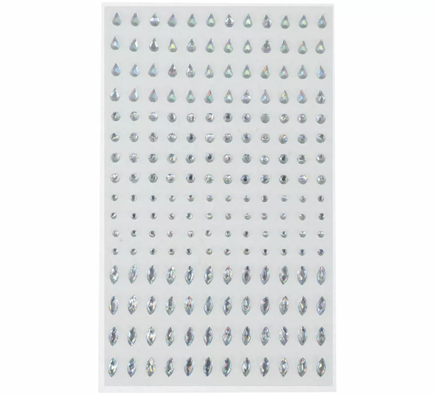 Translation missing: en.Joyas Faciales brillantes surtidas de 10x20 cm adulto