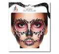 Joyas Faciales Calavera Fashion Gemas negras adulto