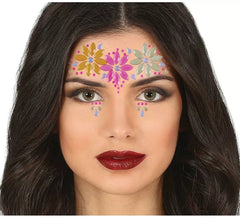 Neon Flower Facial Jewelry