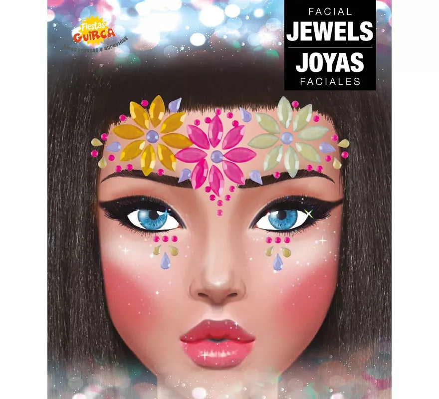 Joyas Faciales Flores Neón