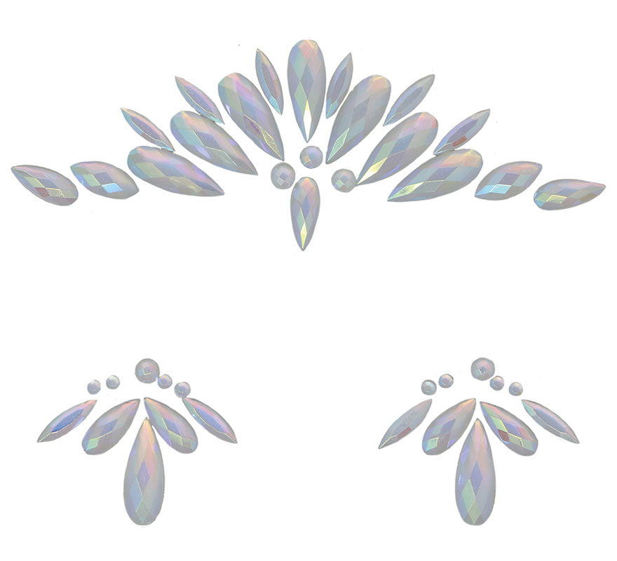 Joyas Faciales Glow In The Dark 2 Adhesivas