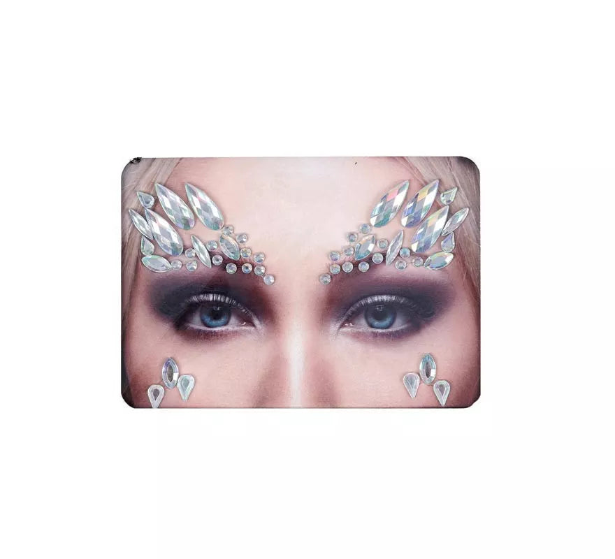 Translation missing: en.Joyas Faciales gotas plateadas brillantes
