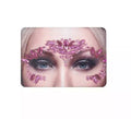 Joyas Faciales gotas rosa brillantes