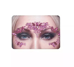 Facial Jewels, sparkling pink drops