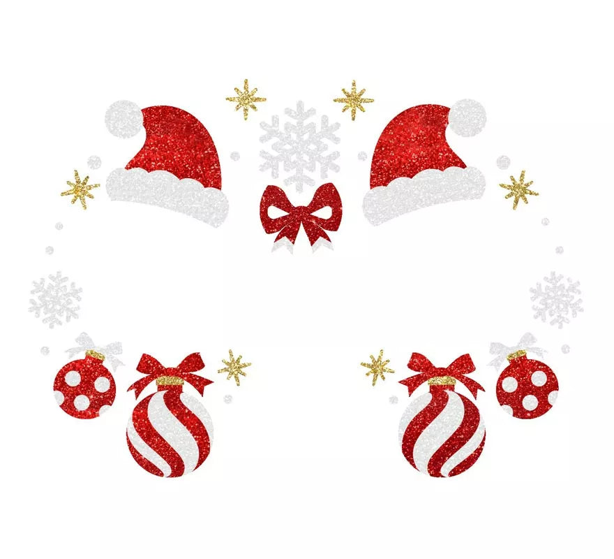 Translation missing: en.Joyas Faciales Papá Noel con Purpurina