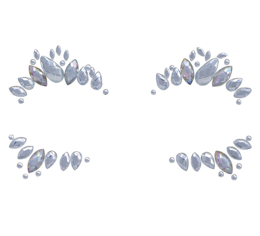 Joyas Faciales Plata Adhesivas