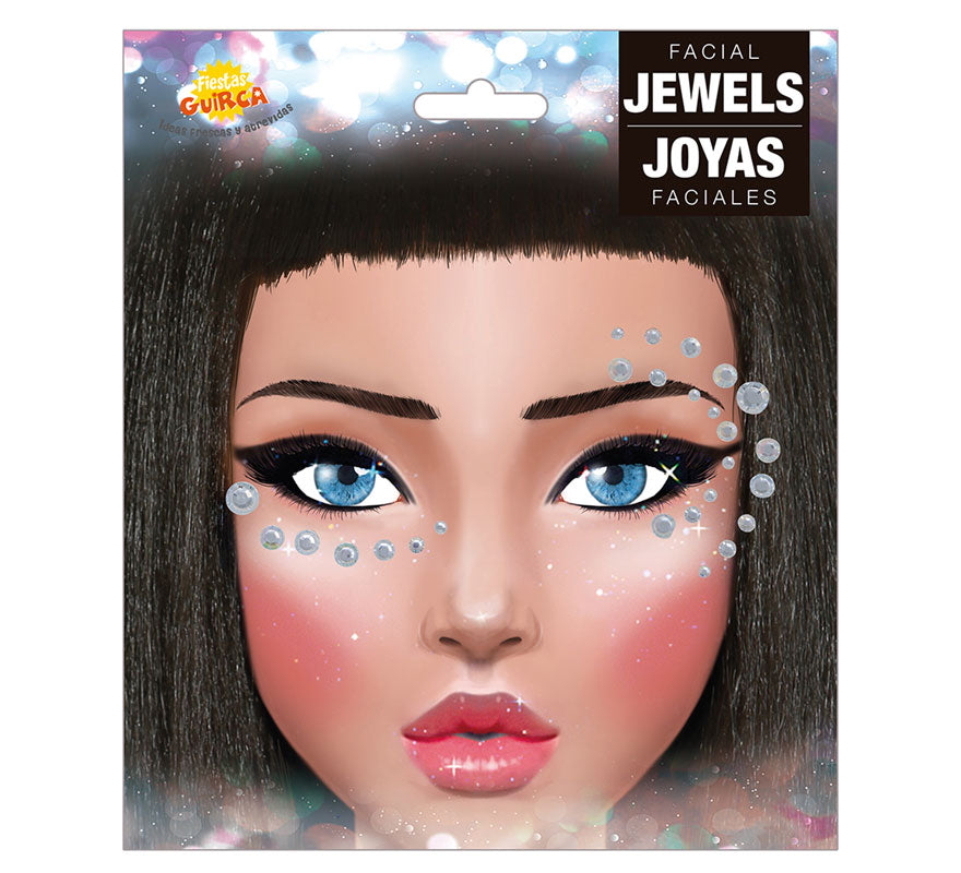 Joyas Faciales Plata Adhesivas