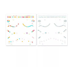 Facial Jewelry glitter points assorted colors