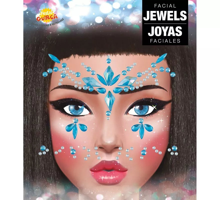 Translation missing: en.Joyas Faciales y Uñas azul Diamantes elegantes