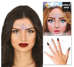 Pink Facial and Nail Jewelry Elegant Diamonds