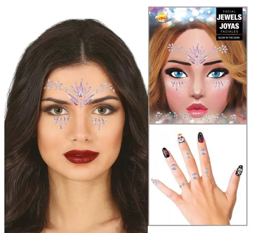 Translation missing: en.Joyas Faciales y Uñas rosa Diamantes elegantes