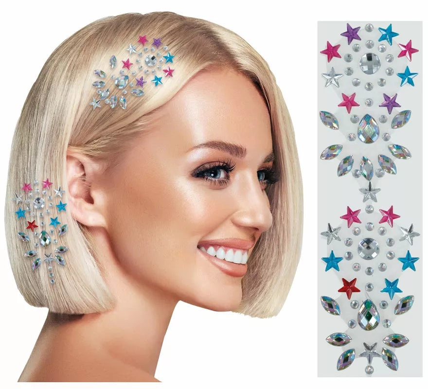Translation missing: en.Joyas para el Cabello multicolor de 13x25 cm adulto