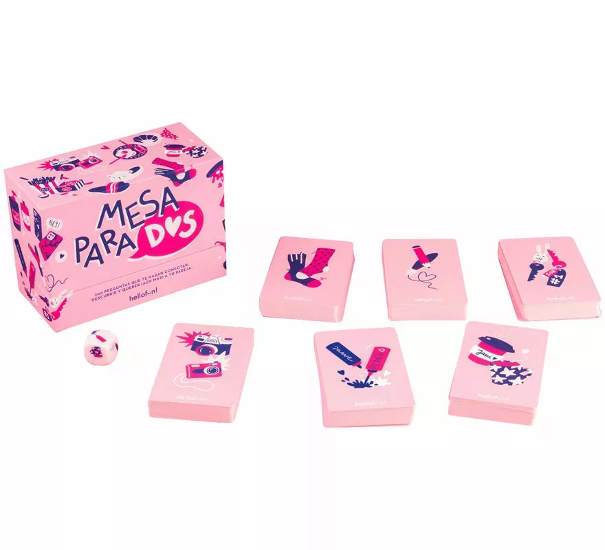 Juego de Cartas Mesa Para Dos
