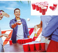 Juego de La Cerveza: 12 Vasos y 15 Pelotas