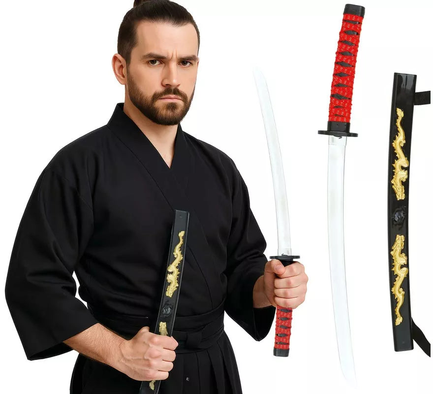 Translation missing: en.Katana con Funda de 60 cm de Plástico de Juguete