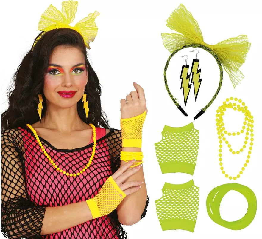 Translation missing: en.Kit Años 80 para mujer en varios colores