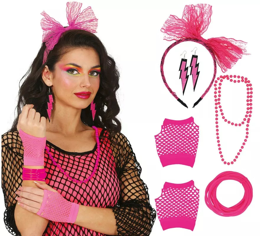 Translation missing: en.Kit Años 80 para mujer en varios colores