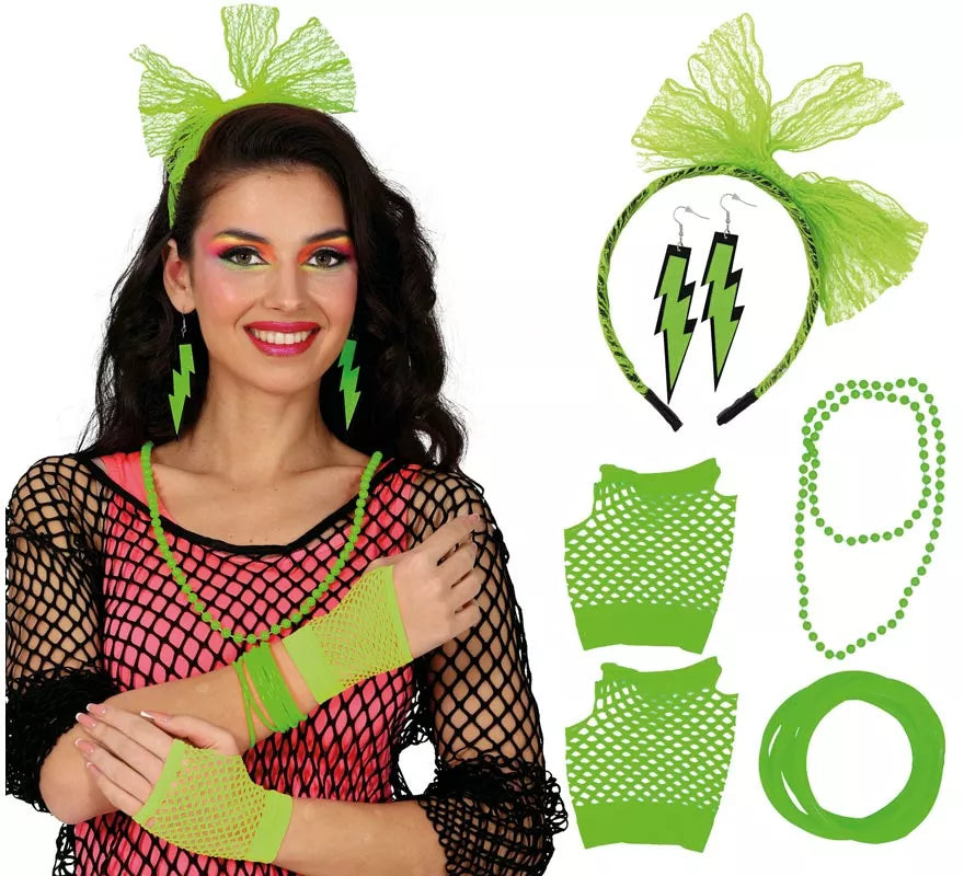 Kit Años 80 para mujer en varios colores