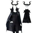 Kit Bruja Malvada: Capa y Diadema de Cuernos