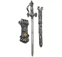 Medieval Knight Kit: 65 cm Sword and Gauntlet
