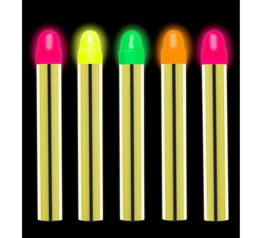 Kit de 5 Barras Maquillaje Fluorescente