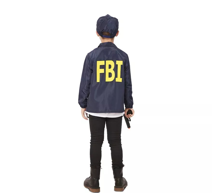 Translation missing: en.Kit de Agente FBI infantil: Chaqueta y gorra