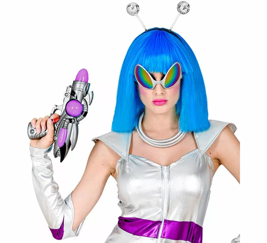 Kit de Alien del Espacio: Diadema, Gafas y Collar