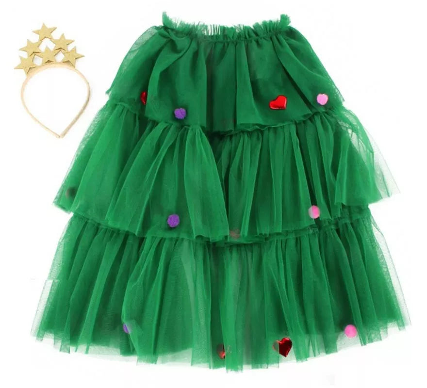 Translation missing: en.Kit de Árbol de Navidad: Diadema y Capa de Tul de 54 cm