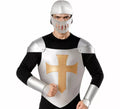 Kit de Armadura Medieval plateada para hombre