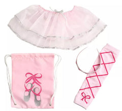 Children's Pink Ballerina Kit: Headband, Tutu and Legwarmers