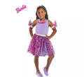 Kit de Barbie infantil: Tutú, brazaletes, collar y diadema