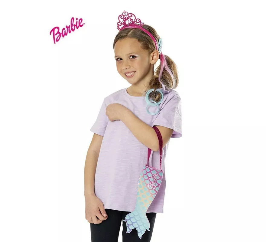Translation missing: en.Kit de Barbie Sirena infantil: Bolso, diadema y tocado