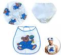 Kit de Bebé para adulto: Gorro, Babero y Pañal