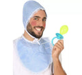 Kit de Bebé para Azul: Gorro, Babero y Chupete