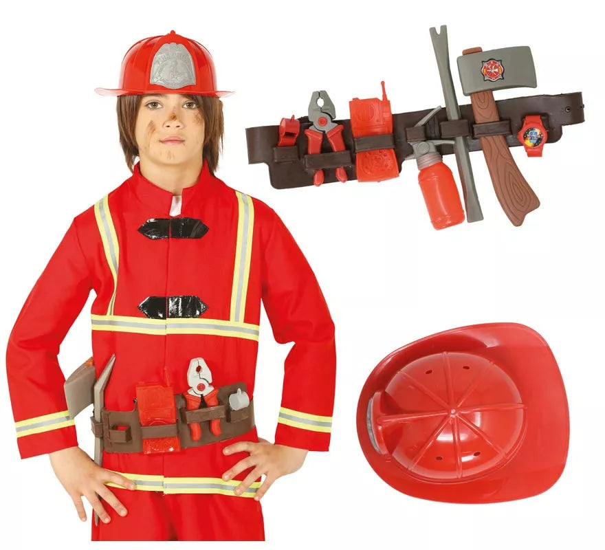 Kit de Bombero con Casco