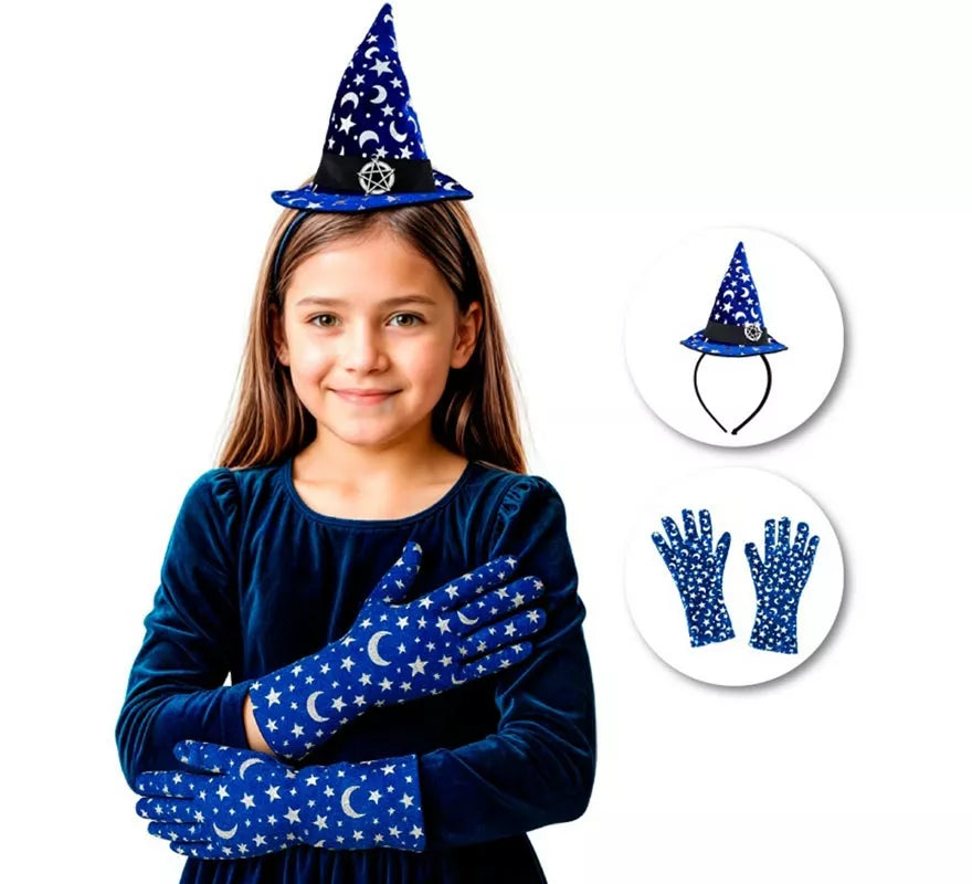 Translation missing: en.Kit de Bruja Luna Infantil: Diadema y Guantes