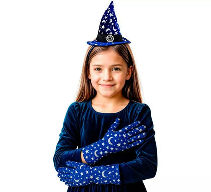 Kit de Bruja Luna Infantil: Diadema y Guantes