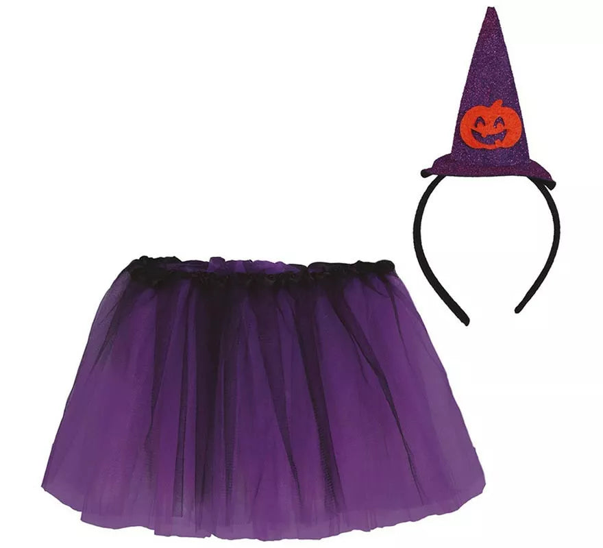 Translation missing: en.Kit de Brujita Infantil: Tutú y Diadema 30 cm