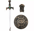 Kit de Caballero: Escudo, Brazalete y Espada de 50x13 cm de plástico