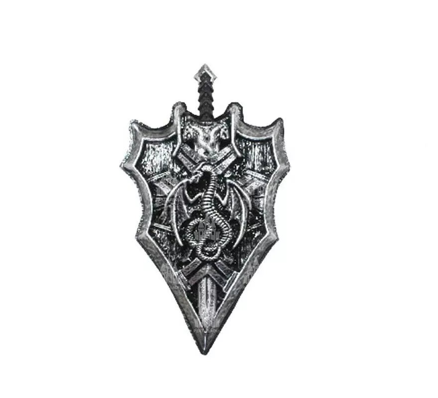 Translation missing: en.Kit de Caballero Medieval: Escudo y Espada dragón de juguete de 61 cm