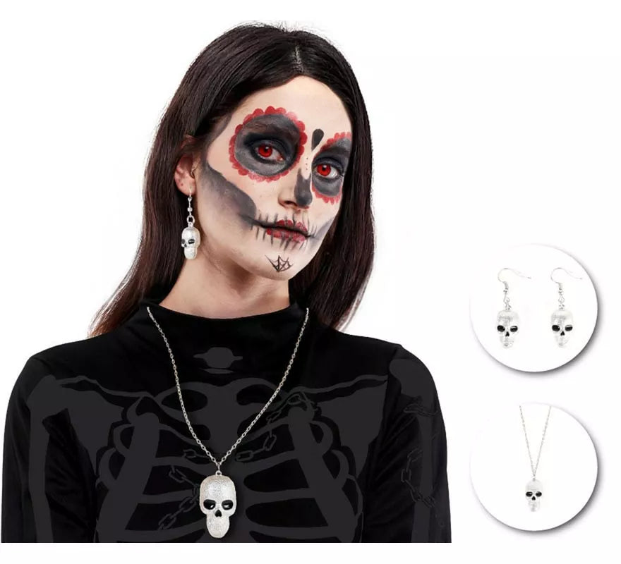 Translation missing: en.Kit de Calavera: Collar y Pendientes