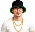 Kit de Cantante Hip-hop: Gorro, Gafas y Collar