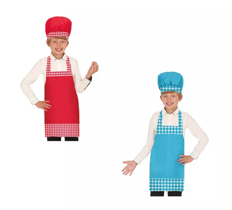 Translation missing: en.Kit de Cocinero infantil: Gorro y Delantal en varios colores