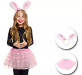 Kit de Conejita Lunares infantil: Tutú y Diadema